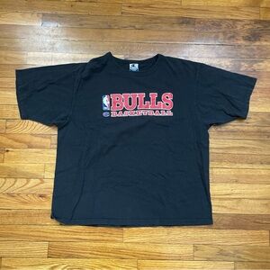 90’s Vintage Champion Chicago Bulls Basketball Graphic T Shirt Size XL Used